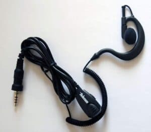 JD-30-VX7R - Micro-auricular con micro tipo solapa VOX-PTT para YAESU / ALINCO / STANDARD HORIZON.