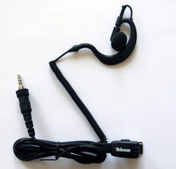 PY-29VX7R - Micro-auricular ergonómico giratorio, con micro tipo solapa