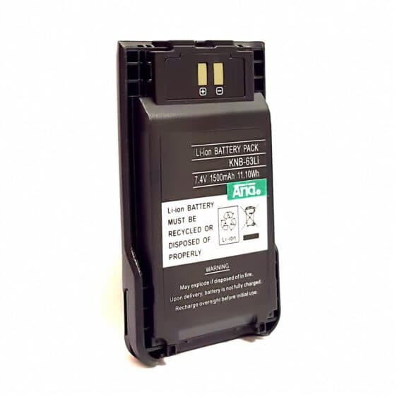 KNB-63-LI BATERÍA para KENWOOD THK20, THK40, TK-2000, TK-3000, TK-U100