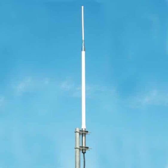 KAD-165 - Antena base VHF, vertical, de fibra de vidrio para 158-168 MHz.