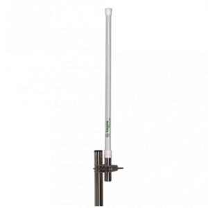 CVX-165 - Antena de base VHF, vertical, colineal, fibra de vidrio, para 160 - 176 MHz.