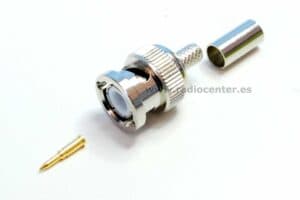 BNC METALICO RG-58U CRIMPAR