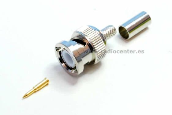 BNC METALICO RG-58U CRIMPAR