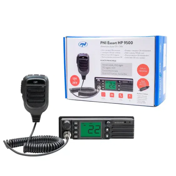 PNIHP9500_1 PNI Escort HP 9500 Emisora CB para 1DIN 4W AM/FM
