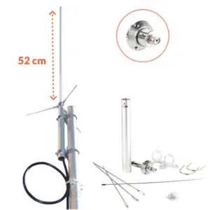 Jetfon A-400 Antena base UHF