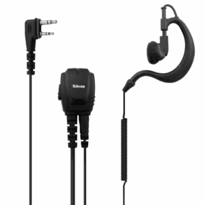 JD-23-ICA25 Micro-auricular Aviación IP-54. Para ICOM IC-A25, IC-A16