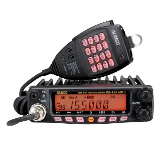 DR-138MK2_155 ALINCO DR-138E MKII EMISORA MÓVIL VHF 70 W