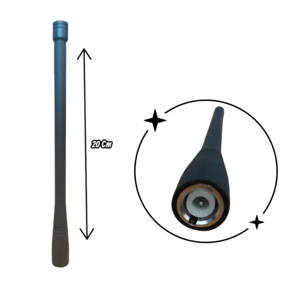 FA-B02AR ANTENA Antena VHF Air Band Icom FA‑B02AR (118–137 MHz, conector BNC, 203 mm)