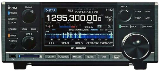 R8600 ICOM SCANNER Escáner de radio Icom IC-R8600