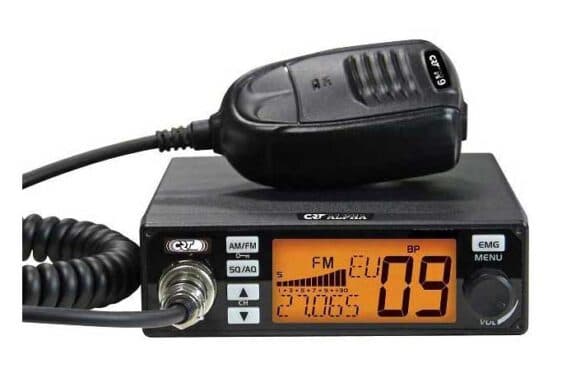 CRT ALPHA CB27 BANDA CIUDADANA AM/FM MULTINORMAS EUROPEAS