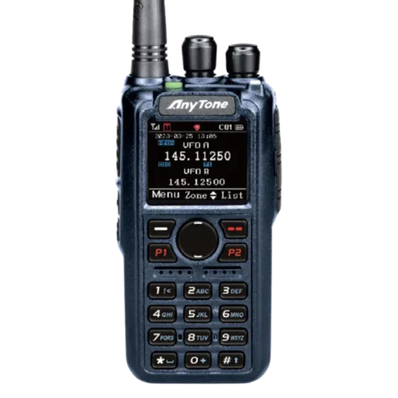 Anytone AT-D890UV Walkie DMR VHF/UHF con GPS, Bluetooth y Dual RX