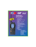 CRT 5CF RADIO BIBANDA  TALKY WALKY VHF/UHF DOBLE RECEPTOR SIMULTÁNEO CON PANTALLA LCD COLOR