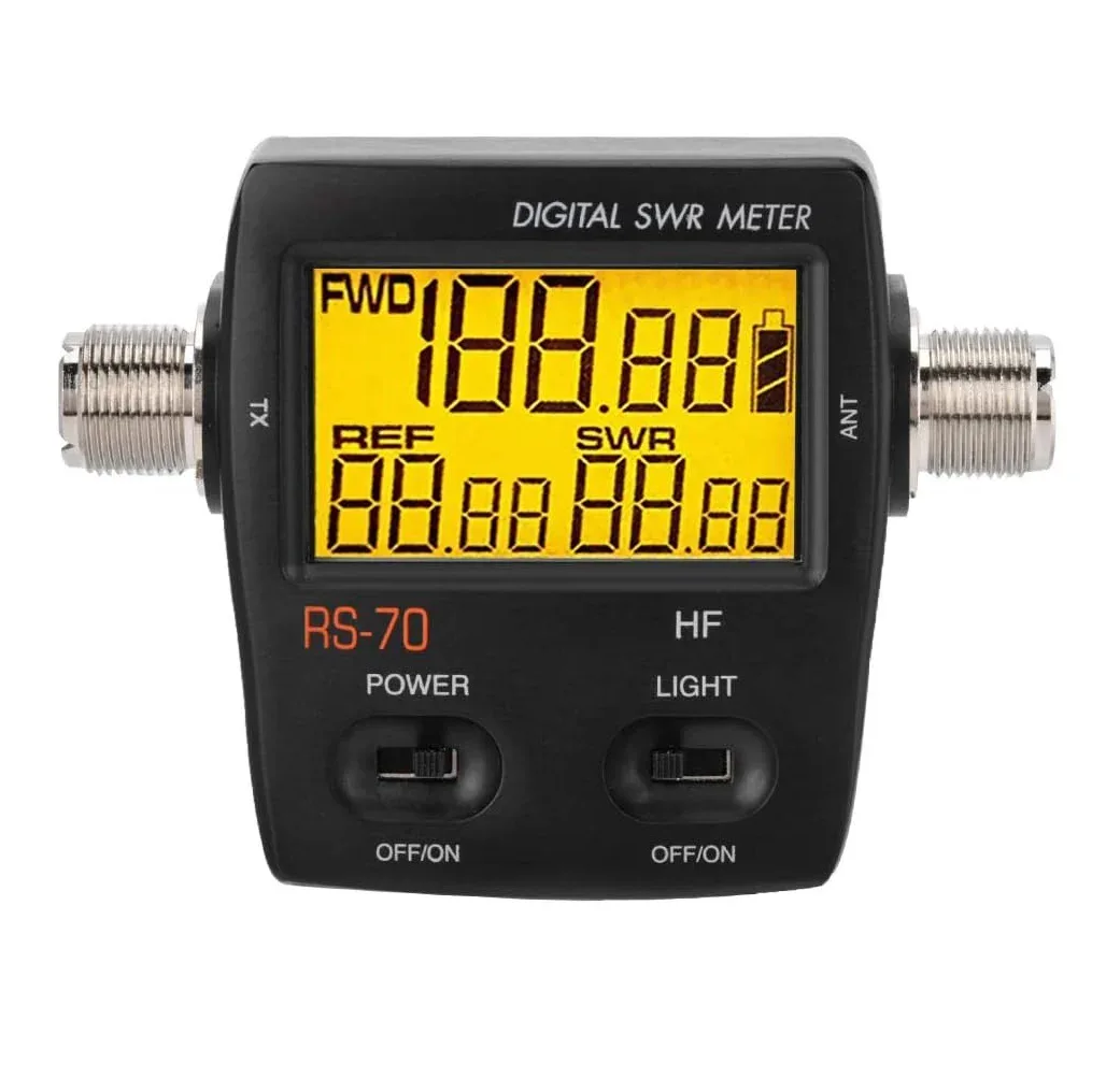 NISSEI RS‑70MAX MEDIDOR DE ONDA ESTACIONARIAS & POTENCIA 1.6‑60 MHZ