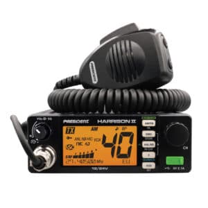 PRESIDENT HARRISON II EMISORA CB ASC AM/FM DUAL VOLTAJE 12/24 V – RADIO MÓVIL 40 CANALES