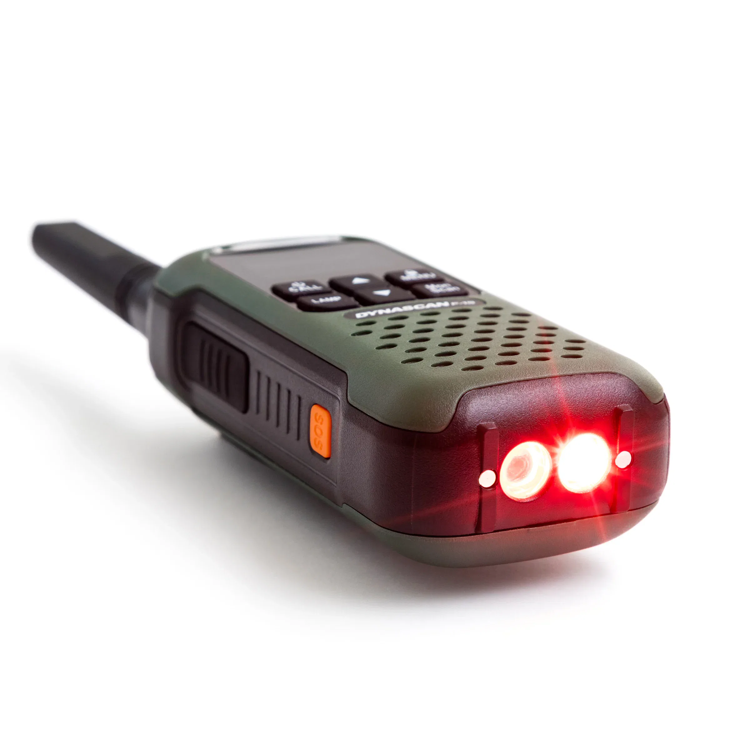 DYNASCAN F‑15 PAREJA WALKIES IP67 SUMERGIBLES PMR‑446 CON ACCESORIOS Y BOTÓN SOS