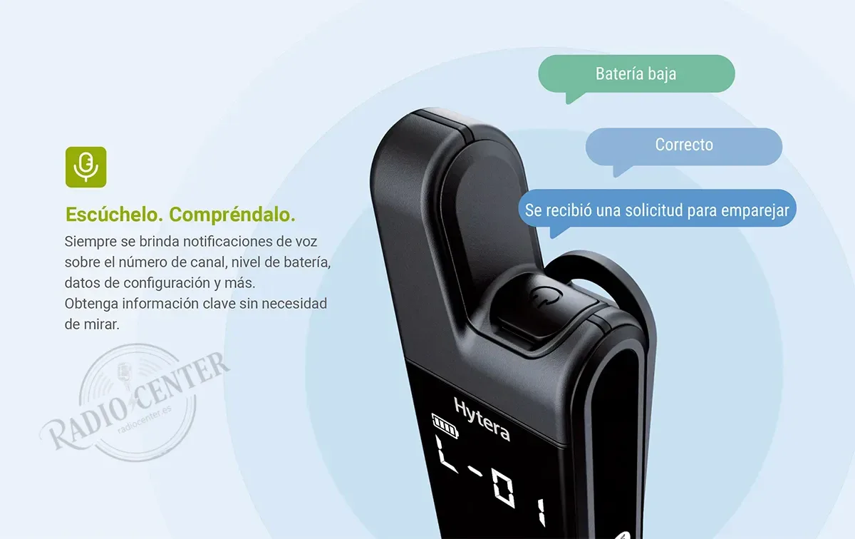 HYTERA S1 MINI LF HYT-S10 WALKIE PMR446 USO LIBRE SIN LICENCIA