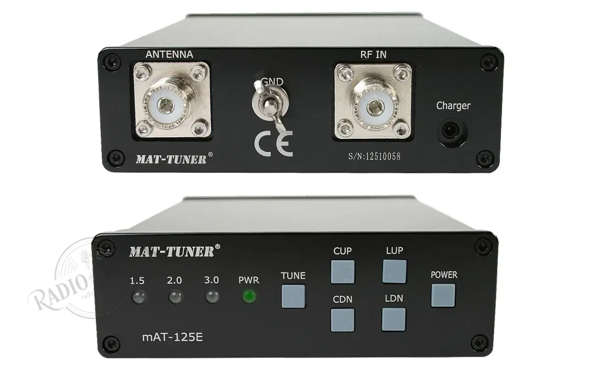mat125e-10 MAT-125E ACOPLADOR AUTOMÁTICO UNIVERSAL HF CON BATERÍA