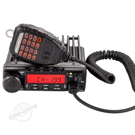 M6D DYNASCAN VHF EMISORA MÓVIL VHF DYNASCAN M-6D-V 70W 200 CANALES