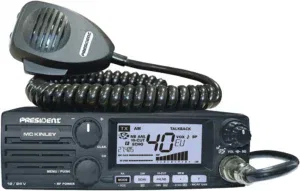 President MC Kinley ASC — Emisora CB 27 MHz AM/FM/SSB Bi-tensión 12/24 V