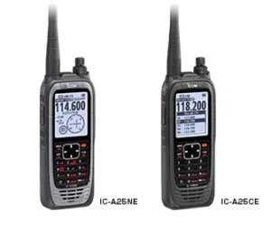 IC-A25CE ICOM Radio Aeronáutica –Comunicación de Alta Calidad