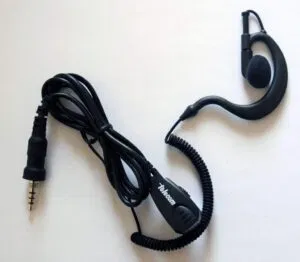 JD-30-VX7R - Micro-auricular con micro tipo solapa VOX-PTT para YAESU / ALINCO / STANDARD HORIZON.