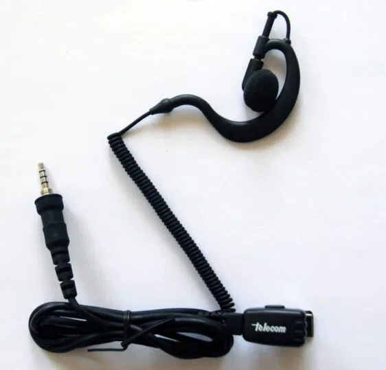 PY-29VX7R - Micro-auricular ergonómico giratorio, con micro tipo solapa