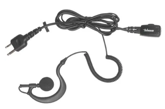 PY-29AR - Micro-auricular ergonómico para YAESU, ICOM, ALINCO, COBRA, STANDARD, etc.