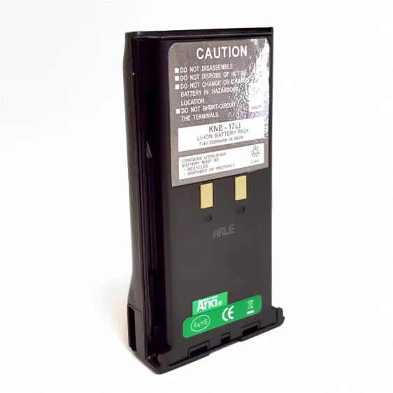 KNB-17-LI BATERÍA DE LITIO para KENWOOD TK-280/380/480/481, 7.4 V., 1800 mAh, Li-Ion