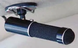 AV-MF-8 MICRO - Micrófono opcional con soporte para visera de vehículo.