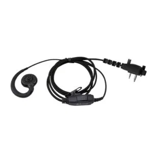 MAF-CR-ICF11 - Micro-auricular con cable tipo tejido fibra para ICOM