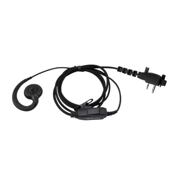 MAF-CR-ICF11 - Micro-auricular con cable tipo tejido fibra para ICOM