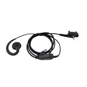 MAF-CR-VX351 - Micro-auricular con cable tipo tejido fibra para YAESU VX-246, VX-351, etc.