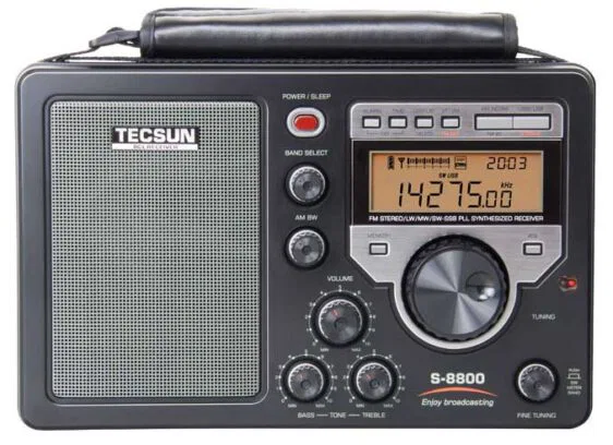 S-8800 TECSUN AM-SW-FM/SSB RECEPTOR DE ALTA CALIDAD