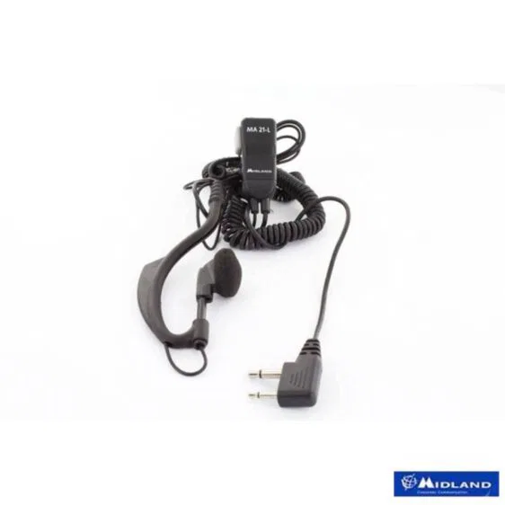 MA-21Li Micro Auricular MIDLAND con solapa. Para MIDLAND G7/G8/G9...