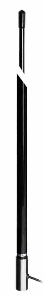 DX-KN-72-BLA - Antena naútica CB para cubierta con rótula o escuadra