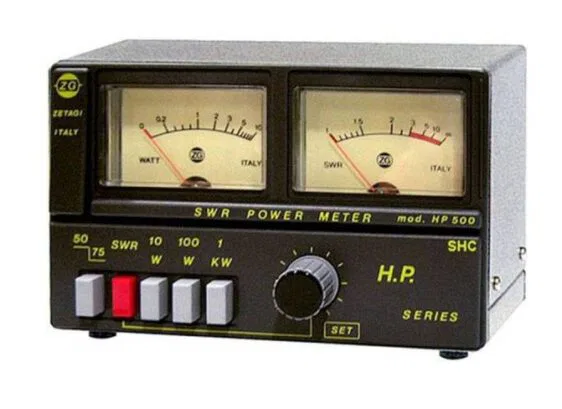 HP500 ZETAGI MEDIDOR WATT/ROE 3-200 MHz
