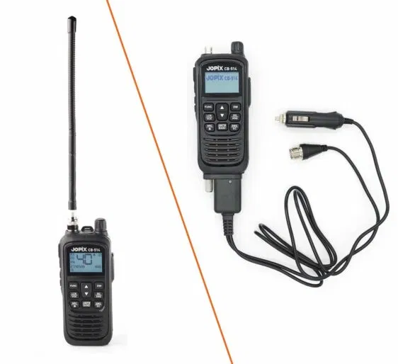 Jopix CB-514 Walkie-Talkie de CB con kit para automóvil