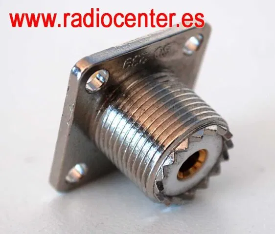 PL259 BASE DE CHASIS TORNILLOS