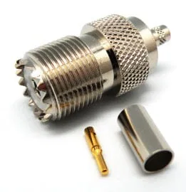 PL259 HEMBRA RG-58U CRIMPAR