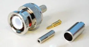 BNC METALICO RG-174U CRIMPAR