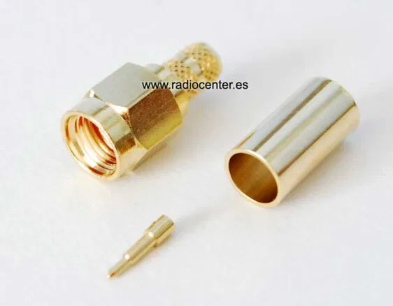 SMA MACHO PARA CABLE RG58U CRIMPAR
