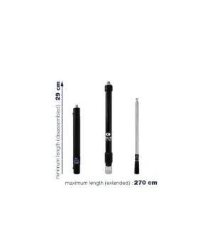HF-PRO-2-PLUS-T Komunica Antena Telescópica Portable de Amplio Espectro