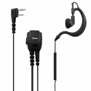 JD-23-ICA25 Micro-auricular Aviación IP-54. Para ICOM IC-A25, IC-A16