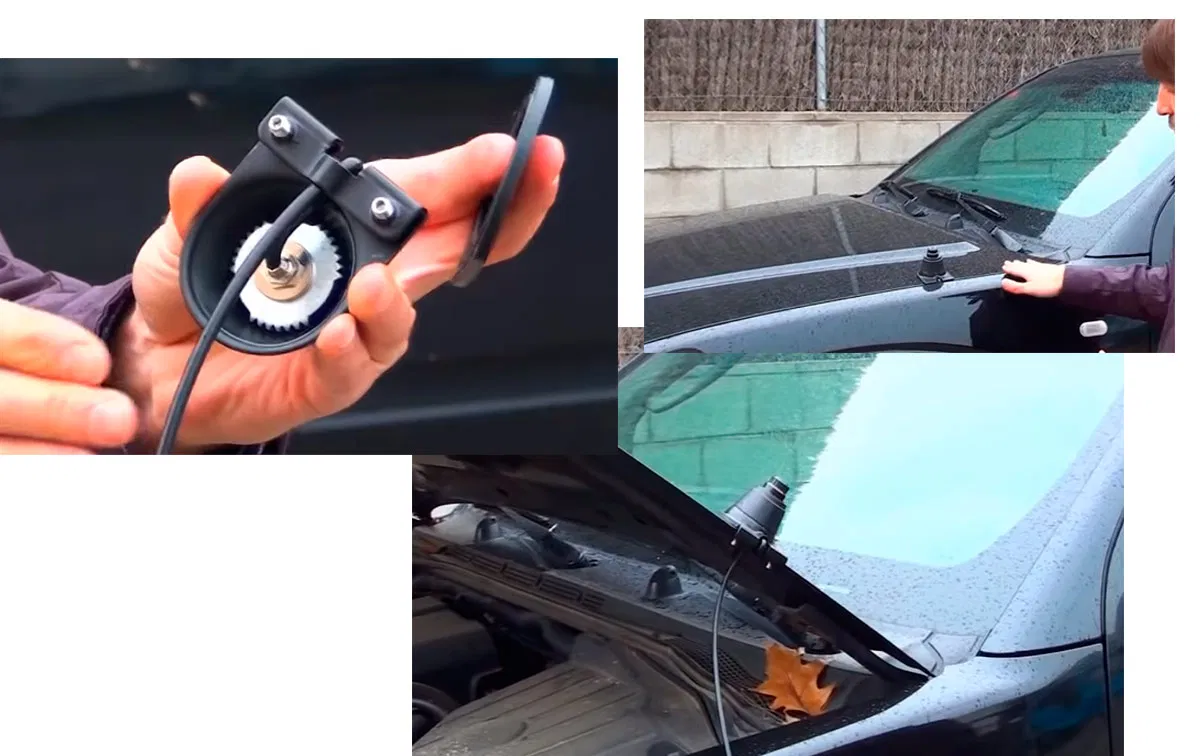 📡 Cómo instalar correctamente una antena CB en el capó con soporte Tagra y similares