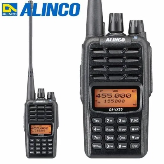 ALINCO DJ‑VX50 WALKIE DOBLE BANDA RADIOAFICIONADO IP67