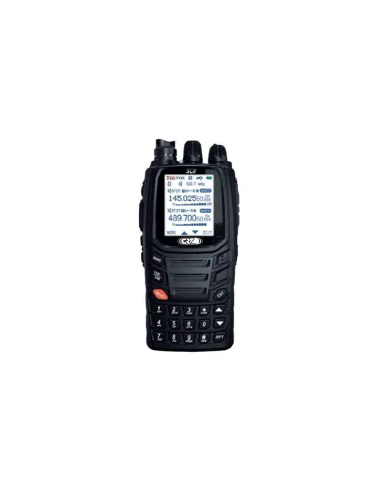 CRT 5CF RADIO BIBANDA  TALKY WALKY VHF/UHF DOBLE RECEPTOR SIMULTÁNEO CON PANTALLA LCD COLOR
