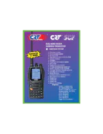 CRT 5CF RADIO BIBANDA  TALKY WALKY VHF/UHF DOBLE RECEPTOR SIMULTÁNEO CON PANTALLA LCD COLOR