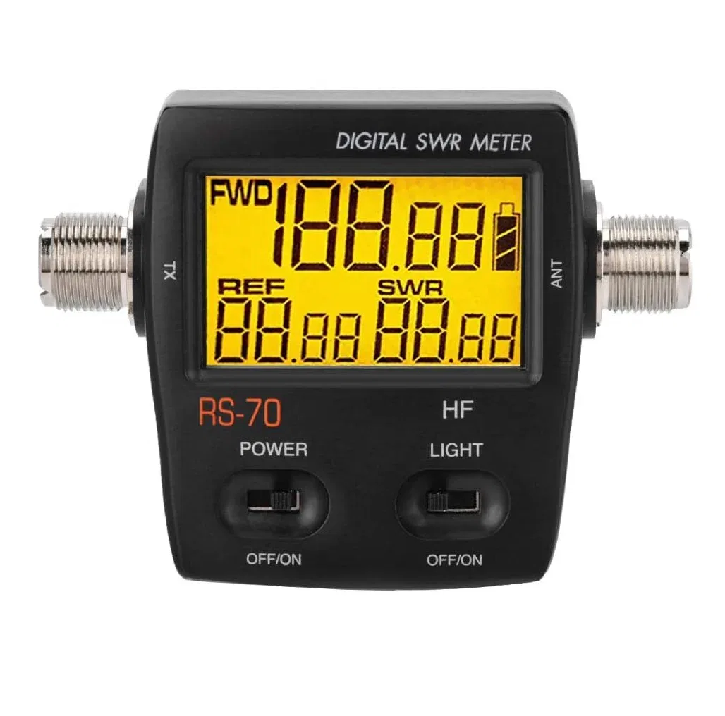 NISSEI RS‑70MAX MEDIDOR DE ONDA ESTACIONARIAS & POTENCIA 1.6‑60 MHZ