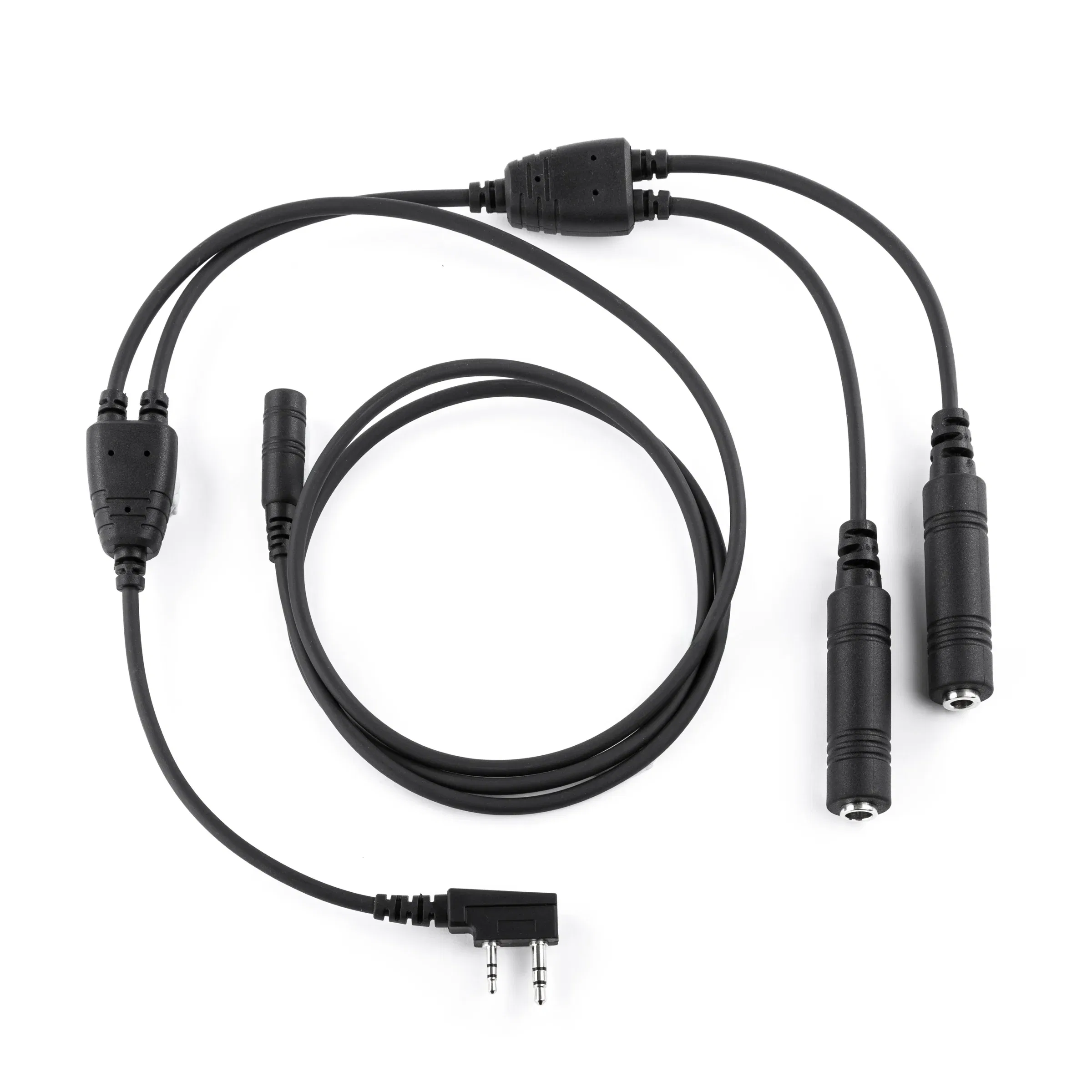 ADAPTADOR CASCOS AVIACIÓN PJ055‑PTT PARA WALKIES CONEXIÓN TIPO K