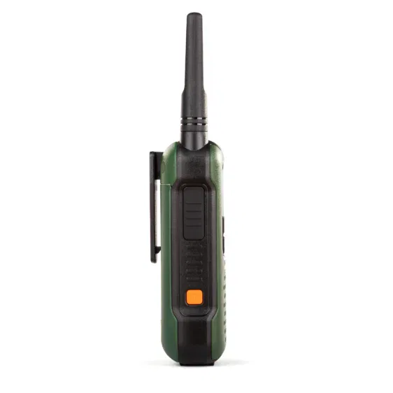DYNASCAN F‑15 PAREJA WALKIES IP67 SUMERGIBLES PMR‑446 CON ACCESORIOS Y BOTÓN SOS